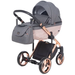 Cărucior 2/1 Adamex Chantal Star Grey Rose Gold cumpăra în Chișinau. Foto 2