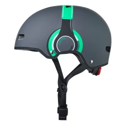 Защитный шлем Micro ABS Headphone M Grey & Green купить в Кишиневе. Фото 2