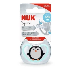Соска ортодонтическая силиконовая NUK Space 6-18 мес купить в Кишиневе. Фото 5
