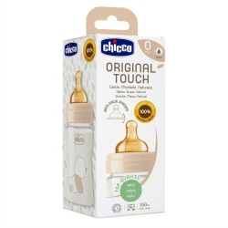 Biberon pentru bebeluși din sticla Chicco Original Touch cu tetina din latex, 150 ml cumpăra în Chișinau. Foto 2
