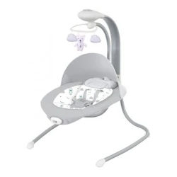 Leagăn pentru bebeluși New Baby Teddy Plus cu vibrații, gri cumpăra în Chișinau. Foto 1