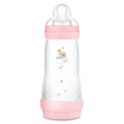 Бутылочка антиколиковая из пластика MAM Perfect Start Sealife Girl, 320 мл купить в Кишиневе. Фото 1