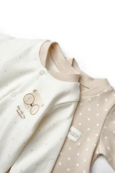 Комбинезон BabyCosy Ivory & Ecru, 2 шт. (6-9М) купить в Кишиневе. Фото 7