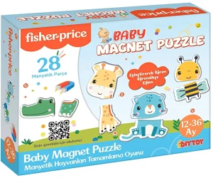 Магнитный пазл Fisher-Price Животные купить в Кишиневе. Фото 1
