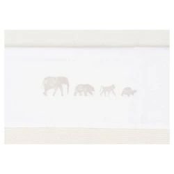 Простыня для детской кроватки Jollein Animals Nougat, 120x150 см купить в Кишиневе. Фото 3