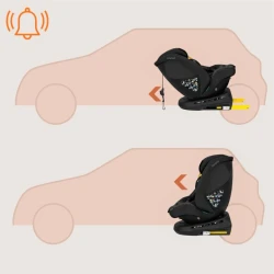 Scaun auto 40-150 cm (i-Size) Isofix Lionelo Bastiaan Plus Black Carbon, rotativ 360 cumpăra în Chișinau. Foto 8