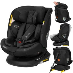 Scaun auto 40-150 cm (i-Size) Isofix Lionelo Bastiaan Plus Black Carbon, rotativ 360 cumpăra în Chișinau. Foto 2