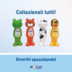 Детская зубная щётка Dr. Protec Kids Animal Коровка (3 лет+) купить в Кишиневе. Фото 4