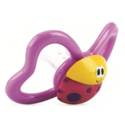 Suzetă rotundă din silicon Nuby Funny bugs 6-18 luni roz cumpăra în Chișinau. Foto 3