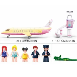 Set constructie Sluban Girl's Dream Luxurious Plane, 383 elemente cumpăra în Chișinau. Foto 3