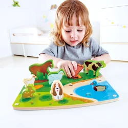 Развивающая игрушка Hape Животные с фермы купить в Кишиневе. Фото 4
