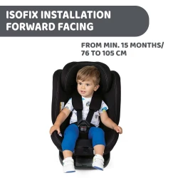 Scaun auto 40-150 cm (i-Size) Isofix Chicco Unico Evo Black, rotativ 360 cumpăra în Chișinau. Foto 12