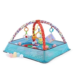 Коврик для детей Kikkaboo Blue Animals, 78x75x52 см купить в Кишиневе. Фото 1