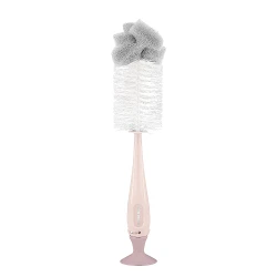 Perie pentru biberoane 2 in 1 KikkaBoo Pink cumpăra în Chișinau. Foto 2
