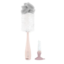 Perie pentru biberoane 2 in 1 KikkaBoo Pink cumpăra în Chișinau. Foto 1