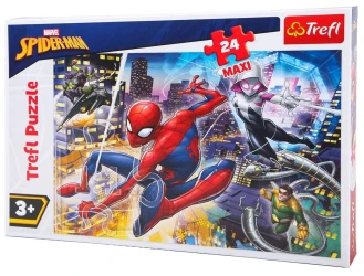 Пазл Trefl Marvel Fearless Spider-Man, 24 элемента купить в Кишиневе. Фото 1