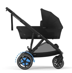 Cărucior de plimbare reversibil Cybex e-Gazelle S BLK BP Moon Black cumpăra în Chișinau. Foto 8