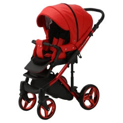 Коляска 2 в 1 Adamex Chantal Special Edition Red Black купить в Кишиневе. Фото 4