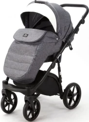 Carucior 2/1 Adamex Bibione Grey - White cumpăra în Chișinau. Foto 4