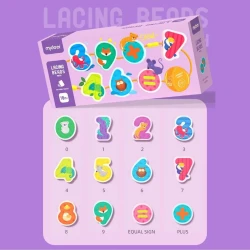 Развивающая игрушка Mideer Lacing Beads Math купить в Кишиневе. Фото 2