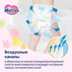 Scutece-chiloței Merries XL (12-22 kg), 38 buc. cumpăra în Chișinau. Foto 7