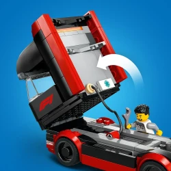 Конструкторы Lego City F1 Truck with RB20 & AMR24 F1 Cars, 1086 элементов купить в Кишиневе. Фото 8