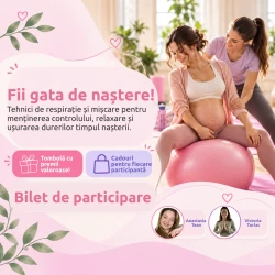 Maternitatea ta începe alături de PernaMea – Ediția a IX-a. Fii gata de naștere! – respirație, mișcare și încredere cumpăra în Chișinau. Foto 1