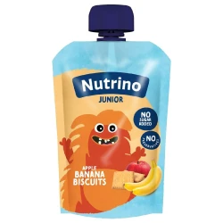 Пюре Nutrino Junior из яблока-банана-печенья (3 года+), 100 г купить в Кишиневе. Фото 1