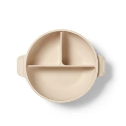 Farfurie cu ventuză și capac BabyOno Beige, 17×21 cm cumpăra în Chișinau. Foto 2