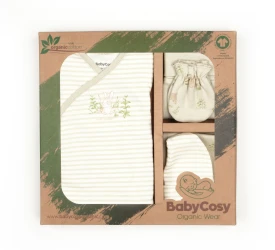 Set din 5 piese BabyCosy Rabbit Ecru & Soft Green (1-3L) cumpăra în Chișinau. Foto 3