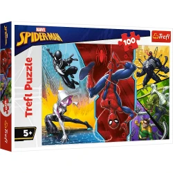 Пазл Trefl Marvel Spider-Man Upside down, 100 элементов купить в Кишиневе. Фото 1