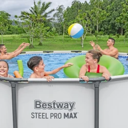 Каркасный бассейн Bestway Steel Pro Max круглый 427x122 см, 15232 литра, с фильтрующим насосом купить в Кишиневе. Фото 6