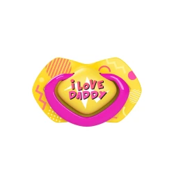 Пустышка силиконовая симметричная Canpol Neon Love 18+ мес. 2 шт купить в Кишиневе. Фото 6