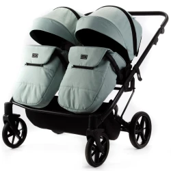 Carucior pentru gemeni 2 in 1 Adamex Leo Duo Green cumpăra în Chișinau. Foto 3