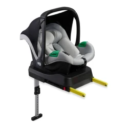 Scoica auto 40-75 cm (i-Size) KinderKraft Mink Pro cu baza FX Isofix, gri cumpăra în Chișinau. Foto 1