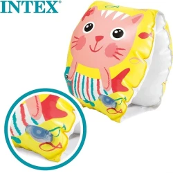 Нарукавники для плавания Intex Happy Kitten Yellow купить в Кишиневе. Фото 2