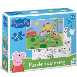 Puzzle 2 în 1 Dodo Peppa Pig Distracție în grădină, 60 elemente cumpăra în Chișinau. Foto 3