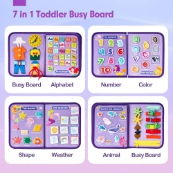 Busy board New World Book Mermaid Violet cumpăra în Chișinau. Foto 4