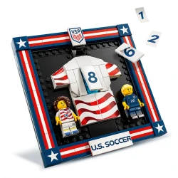 Set construcție Lego Editions 2026 U.S. Soccer National Team Jersey, 167 elemente cumpăra în Chișinau. Foto 5