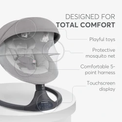 Balansoar Kikkaboo Codie Light Grey 2025 cumpăra în Chișinau. Foto 4