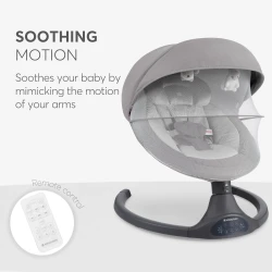 Balansoar Kikkaboo Codie Light Grey 2025 cumpăra în Chișinau. Foto 5