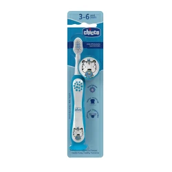 Periuță de dinți pentru copii Chicco Tiger Blue (3-6 ani) cumpăra în Chișinau. Foto 1