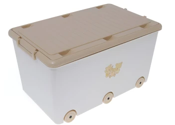 Container pentru jucării Tega Baby Bear White&Beige cumpăra în Chișinau. Foto 1