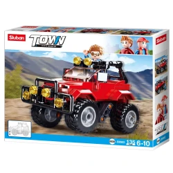 Set construcție Sluban Jeep, 135 elemente cumpăra în Chișinau. Foto 1