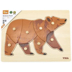 Puzzle Viga Montessori Urs cumpăra în Chișinau. Foto 2