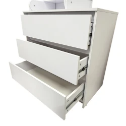 Комод-пеленальный столик Eucalyptus Giovanni90 (3 ящиков) PAL White купить в Кишиневе. Фото 6