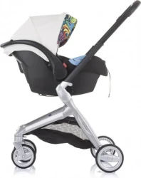 Carucior 3 in 1 Chipolino Emotion White Graffiti cumpăra în Chișinau. Foto 12