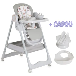 Стульчик для кормления Moni Surprise Grey купить в Кишиневе