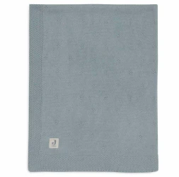 Пледик Jollein Cosy Knit Sea Green, 100x150 см купить в Кишиневе
