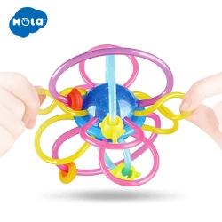 Погремушкa-прорезыватель для зубов Hola Toys Ball купить в Кишиневе. Фото 5
